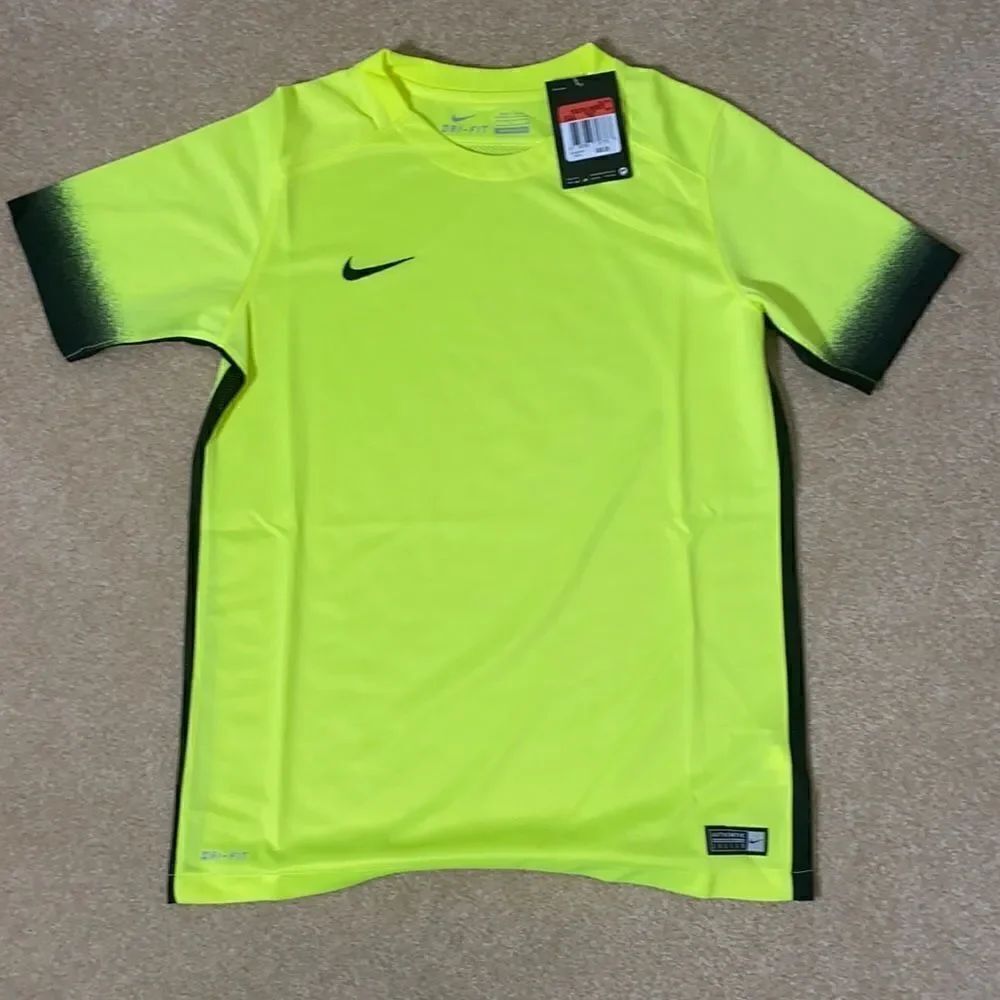 Nike Youth Unisex Soccer Shirt Neon L - NWT